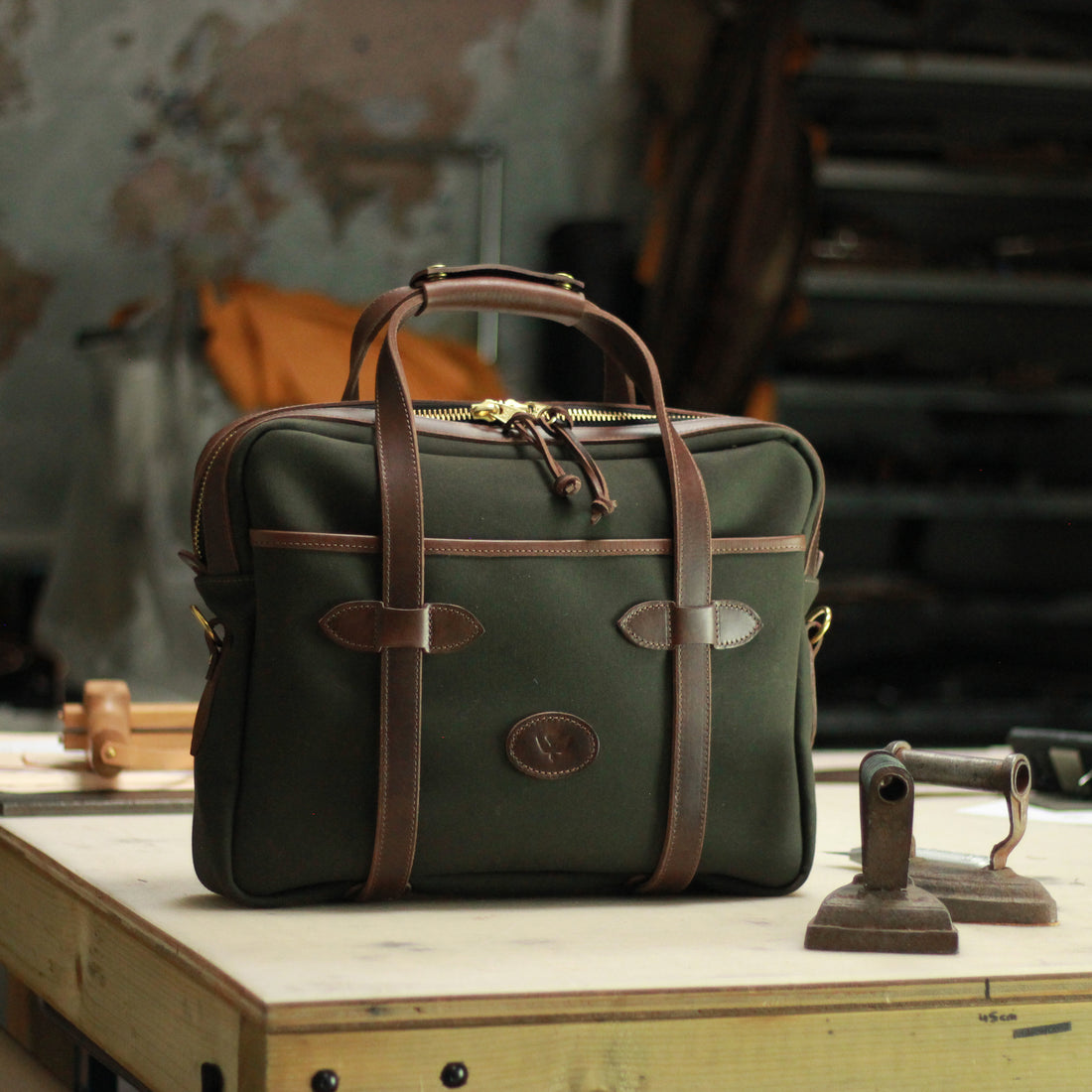 Double ply canvas briefcase...