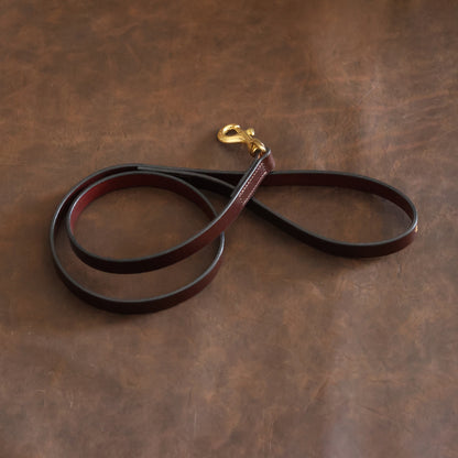 Bridle Leather Dog Lead