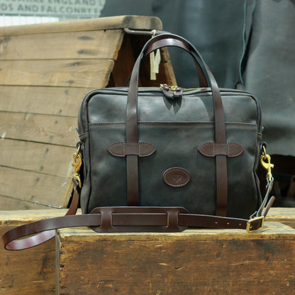 Heritage Leather Briefcase: C.F. Stead Waxy Commander Edition