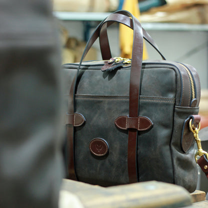 Heritage Leather Briefcase: C.F. Stead Waxy Commander Edition