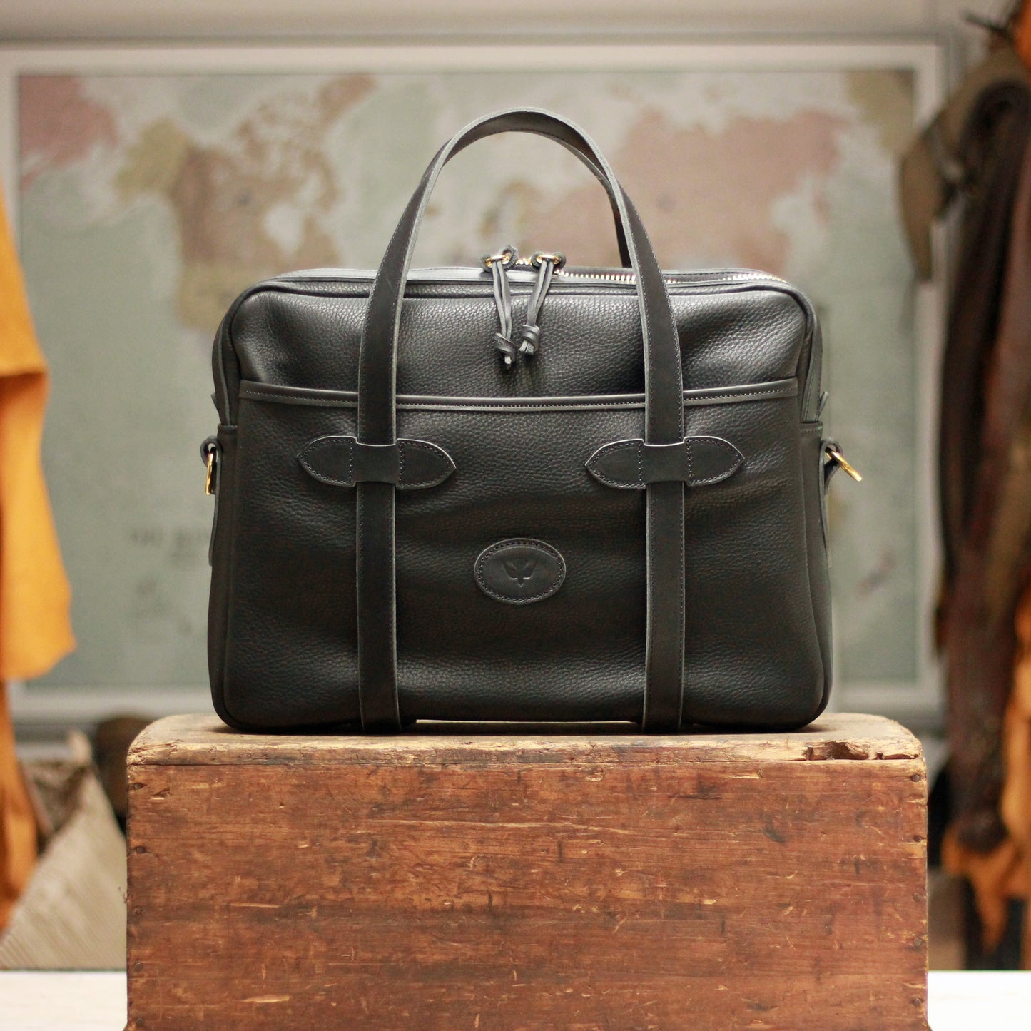 Heritage Leather Briefcase: Pittards Cruiser Edition