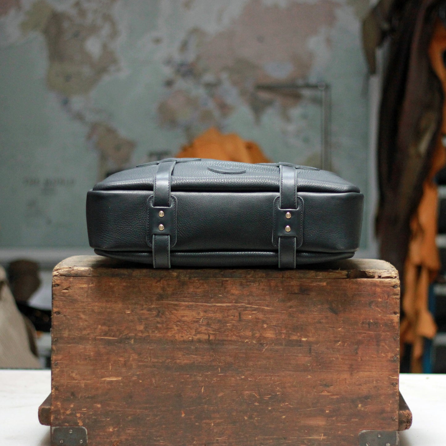 Heritage Leather Briefcase: Pittards Cruiser Edition