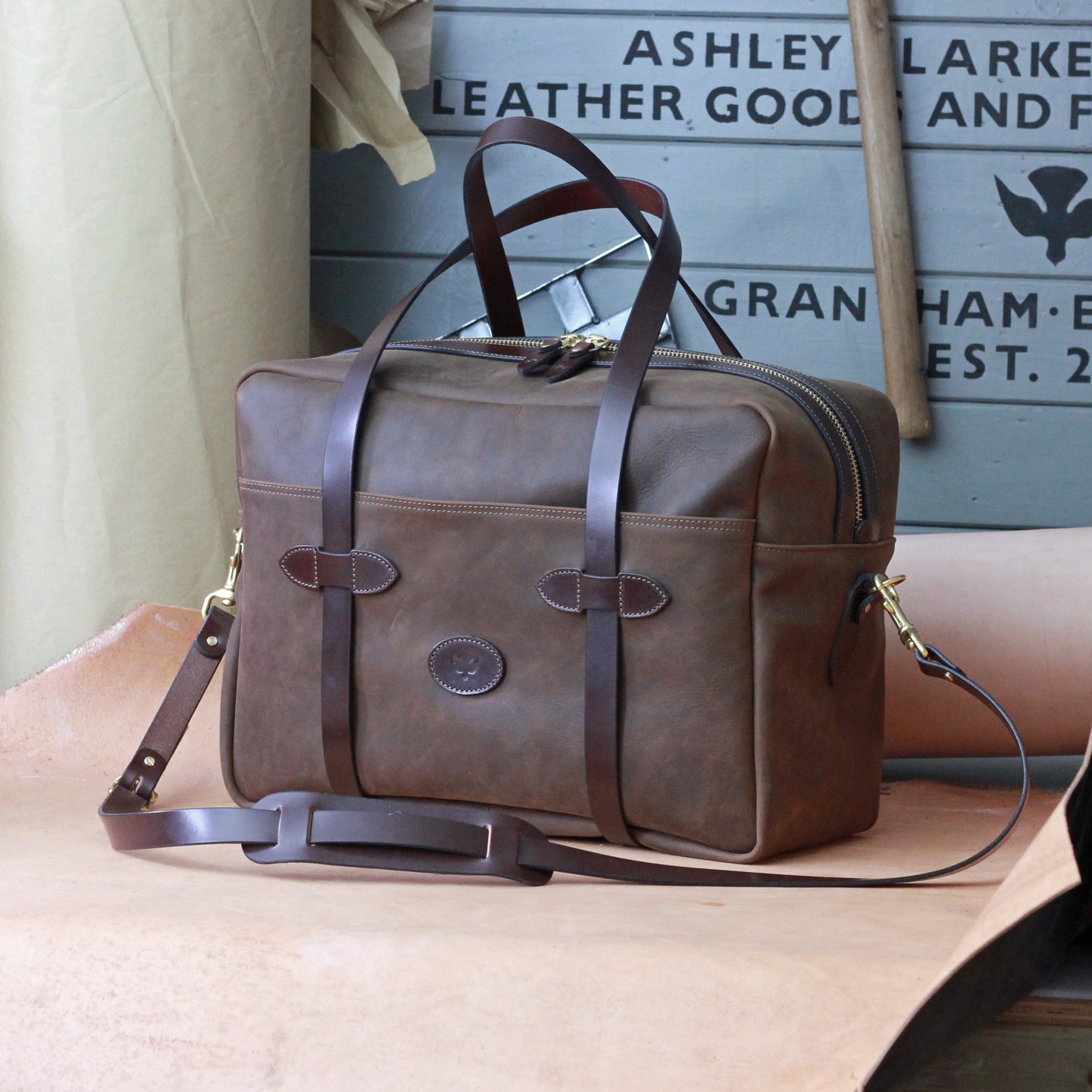 Heritage Leather Weekender: Pittards Moorland Edition