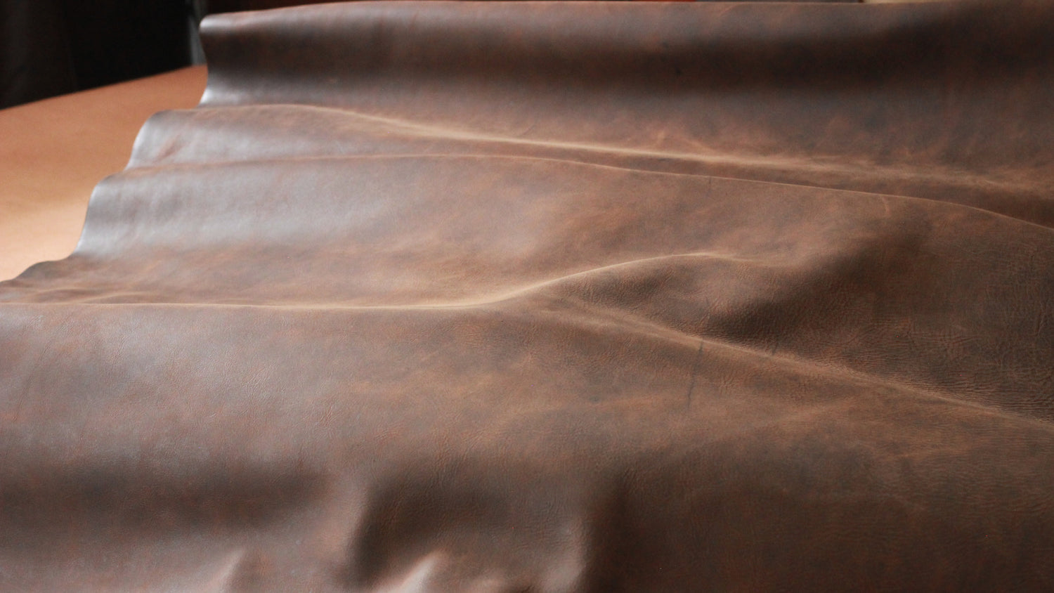 Closeup image of pittards moorland leather