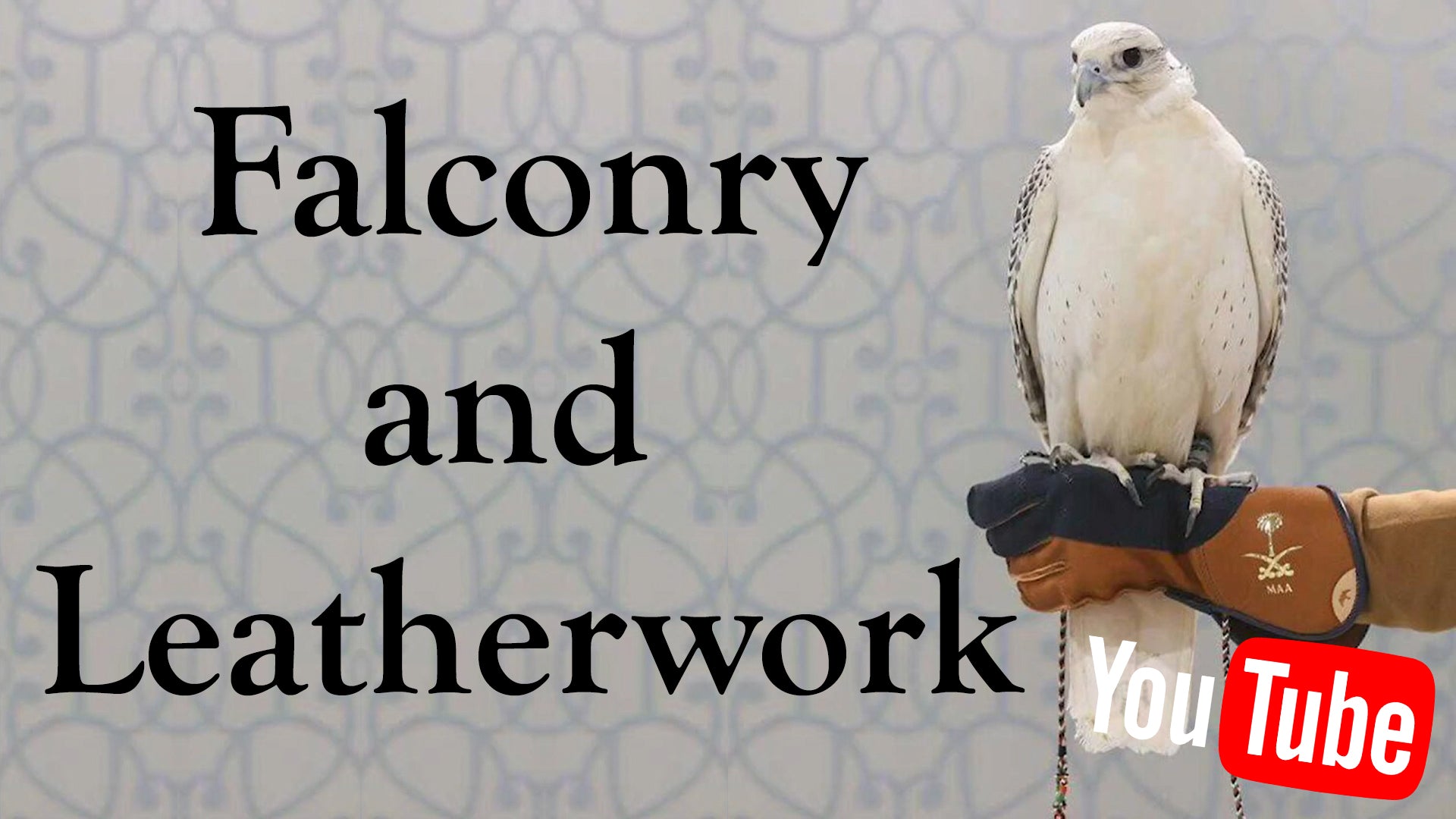 Load video: Falconry and Leatherwork